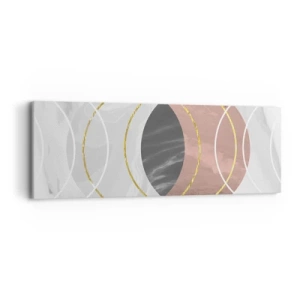 Schilderen op canvas - Muziek van de sferen - 90x30 cm