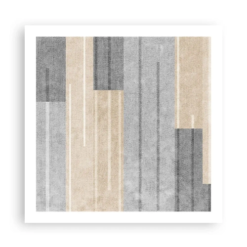 Poster - Compositie: houd verticaal - 60x60 cm