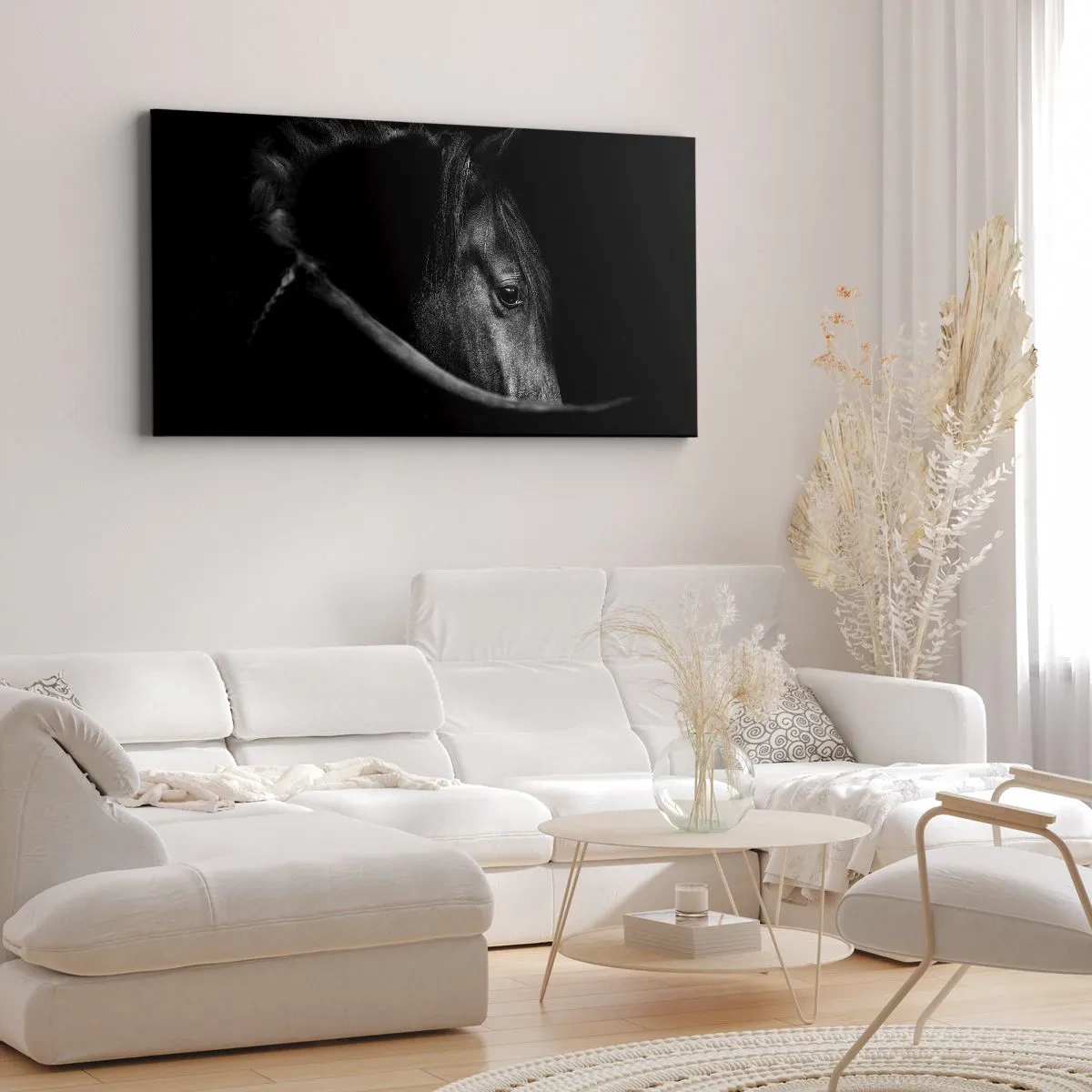Schilderen op canvas - Zwarte Prins - 100x40 cm