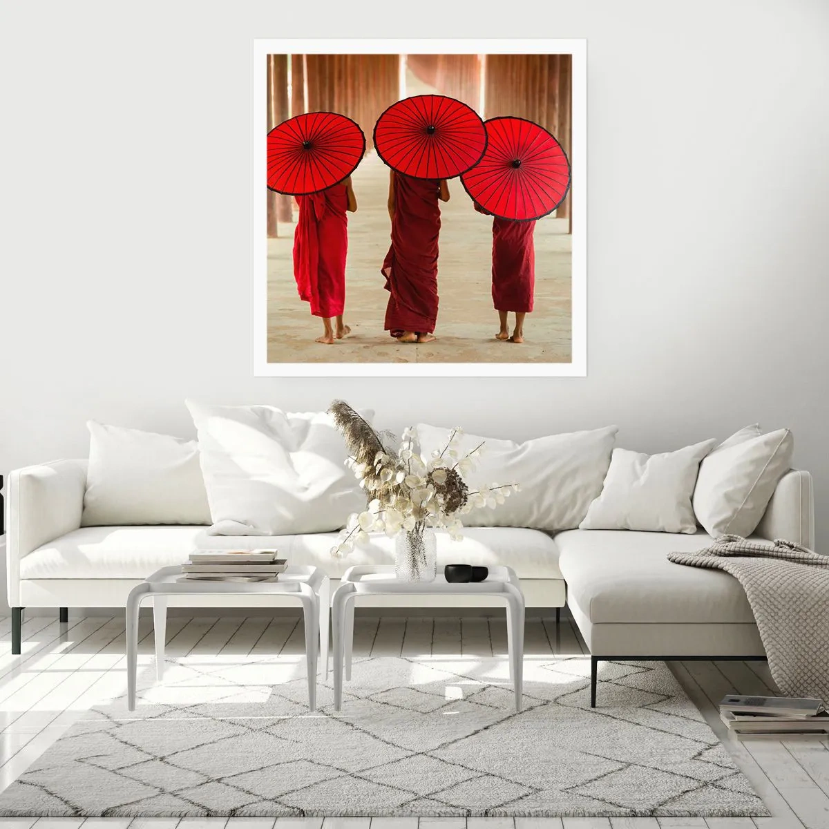 Poster - Op weg naar het Zuivere Land - 50x50 cm