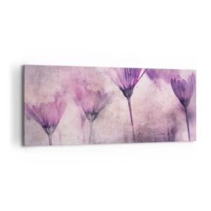 Schilderen op canvas - Een droom van bloemen - 100x40 cm