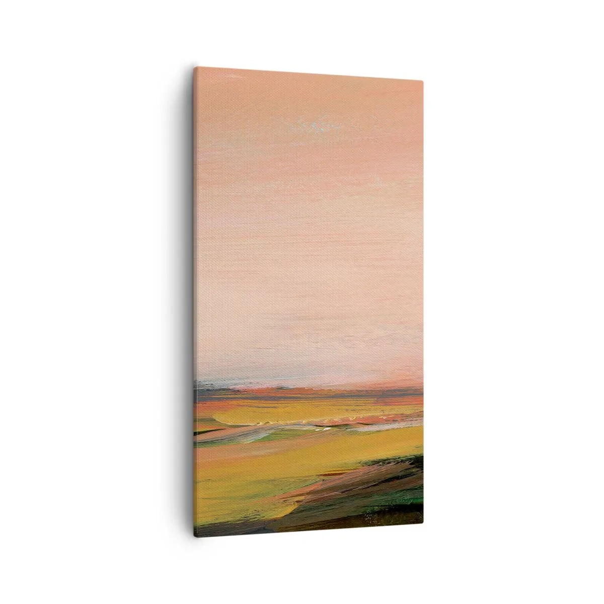 Schilderen op canvas - In roze tinten - 55x100 cm