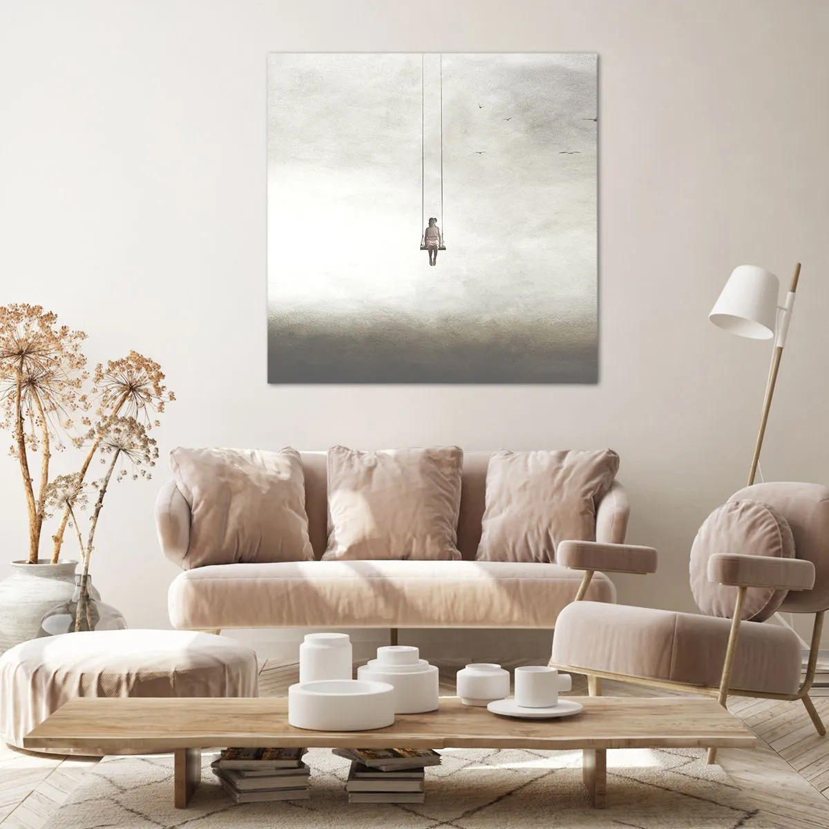 Schilderen op canvas - Een kind in ons - 70x70 cm