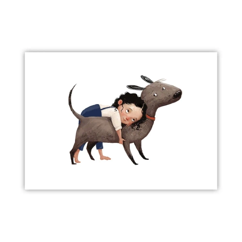 Poster - Beste vrienden - 70x50 cm