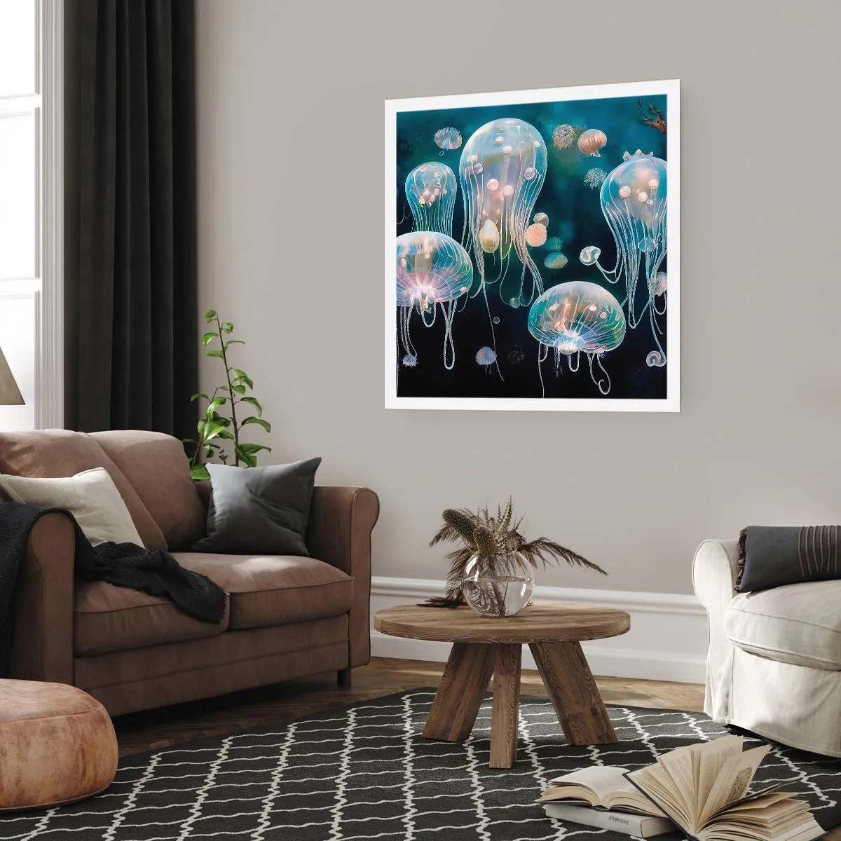 Poster - Ondferwaterbal - 60x60 cm