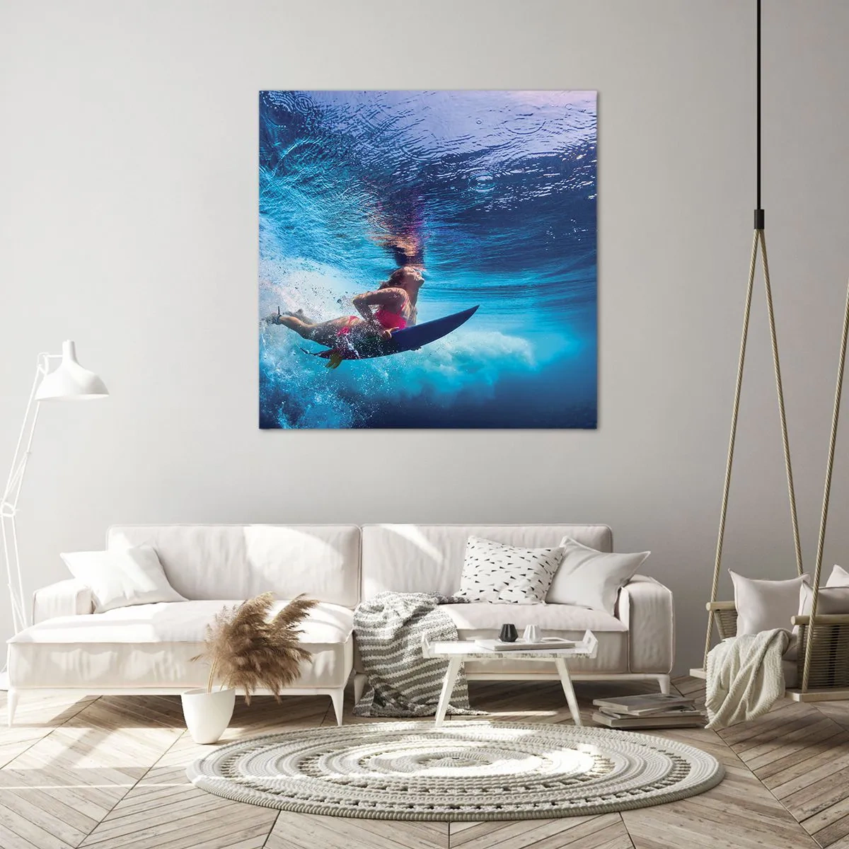 Schilderen op canvas - De diepte van vreugde - 60x60 cm