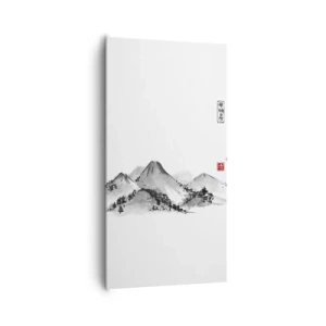 Schilderen op canvas - Oneindige verte - 65x120 cm