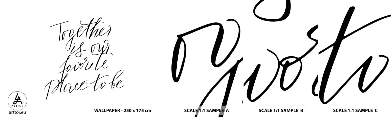 Fotobehang Monster Zelfklevend Deluxe Sticker - Voel jij het ook? - Typografie, Bevestiging, Maxim - 100x30 cm