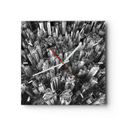 Wandklok - Klok - Nog steeds hoger en hoger - 30x30 cm