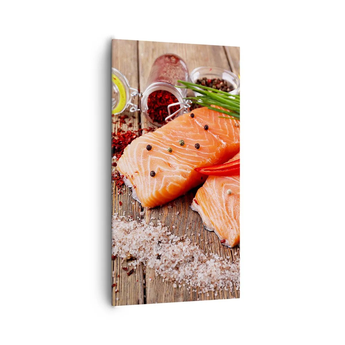 Schilderen op canvas - Noors avontuur in de keuken - 65x120 cm