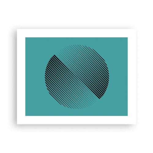 Poster - Cirkel – een geometrische variatie - 50x40 cm