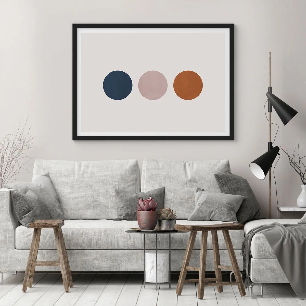 Poster in een zwarte lijst - Een symbool van uitmuntendheid - 91x61 cm