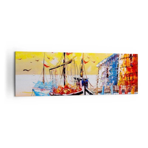 Schilderen op canvas - Gelukkige terugkeer - 160x50 cm