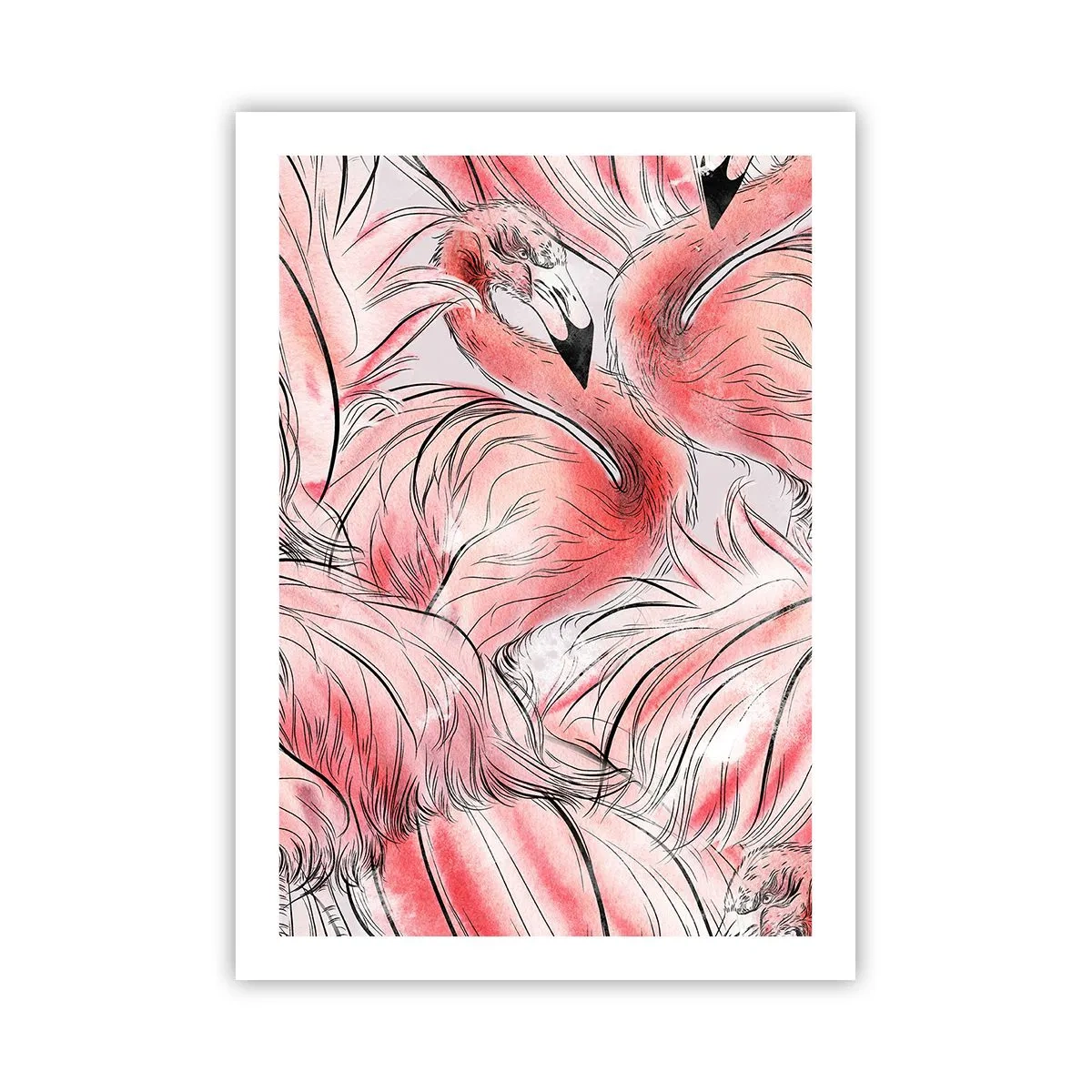 Poster - Vogelcorps de ballet - 50x70 cm