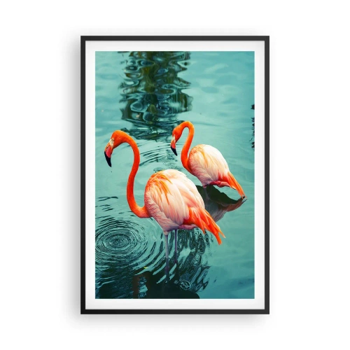 Poster in een zwarte lijst - We zijn nu in de mode - 61x91 cm
