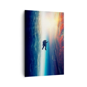 Schilderen op canvas - Ga het universum tegemoet - 80x120 cm