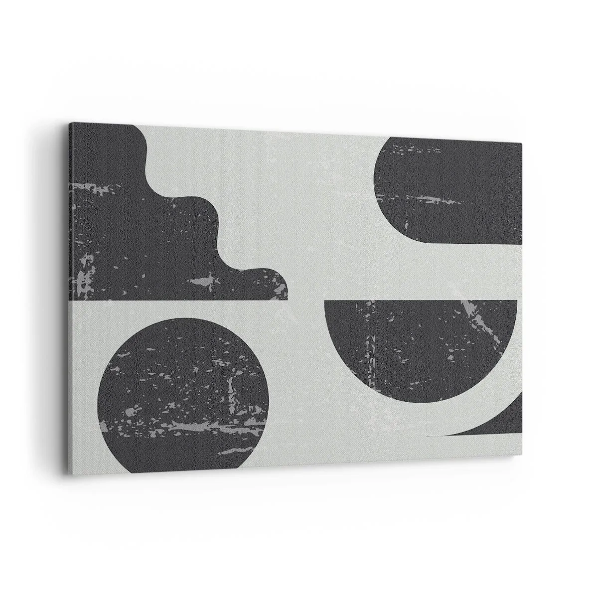 Schilderen op canvas - Compositie boven en onder - 100x70 cm