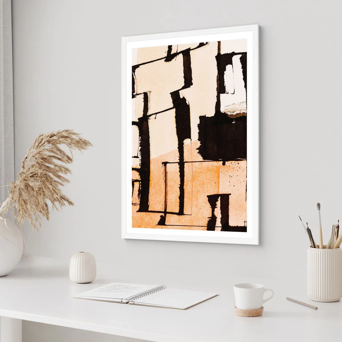 Poster in een witte lijst - Bestel echter - 70x100 cm