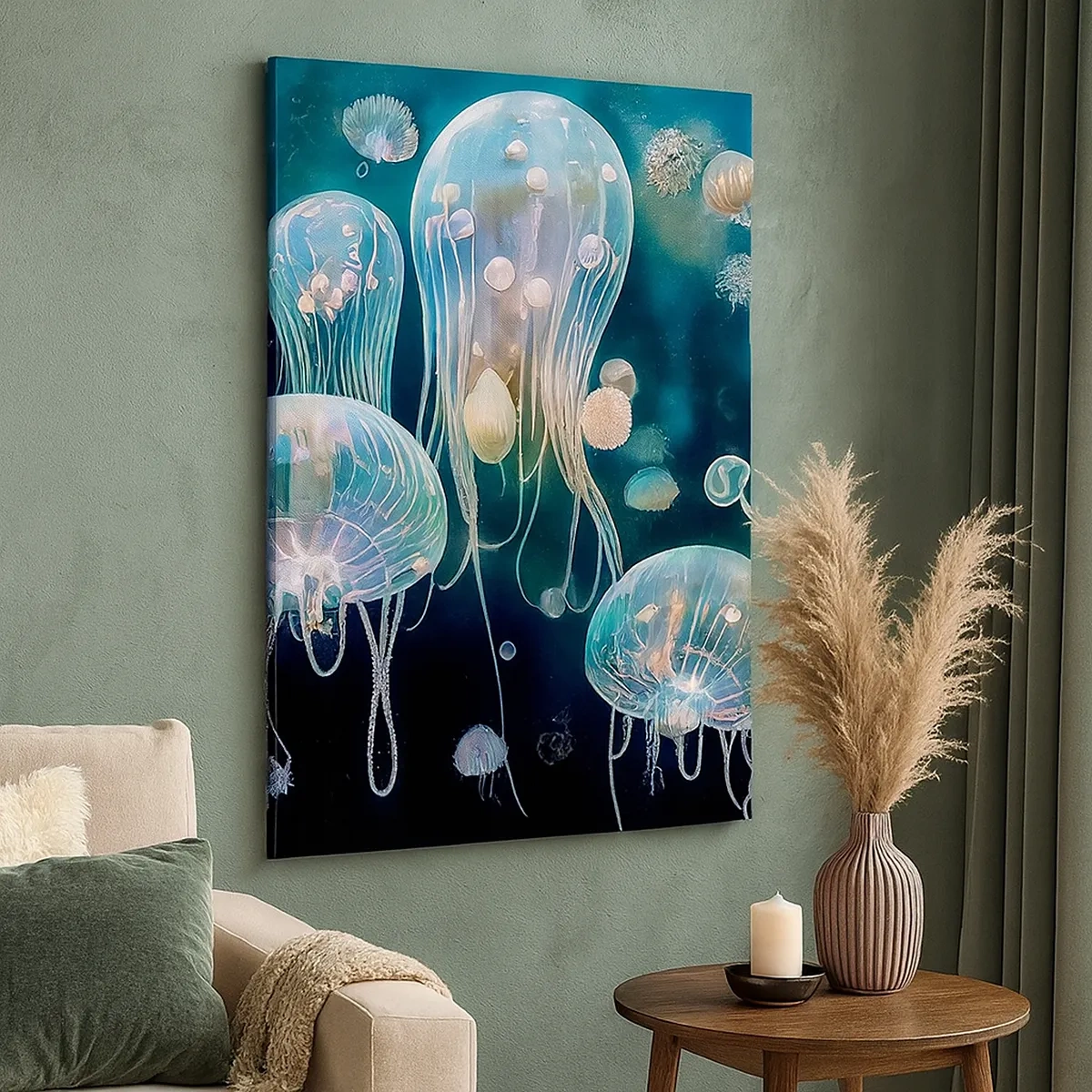 Schilderen op canvas - Ondferwaterbal - 50x70 cm