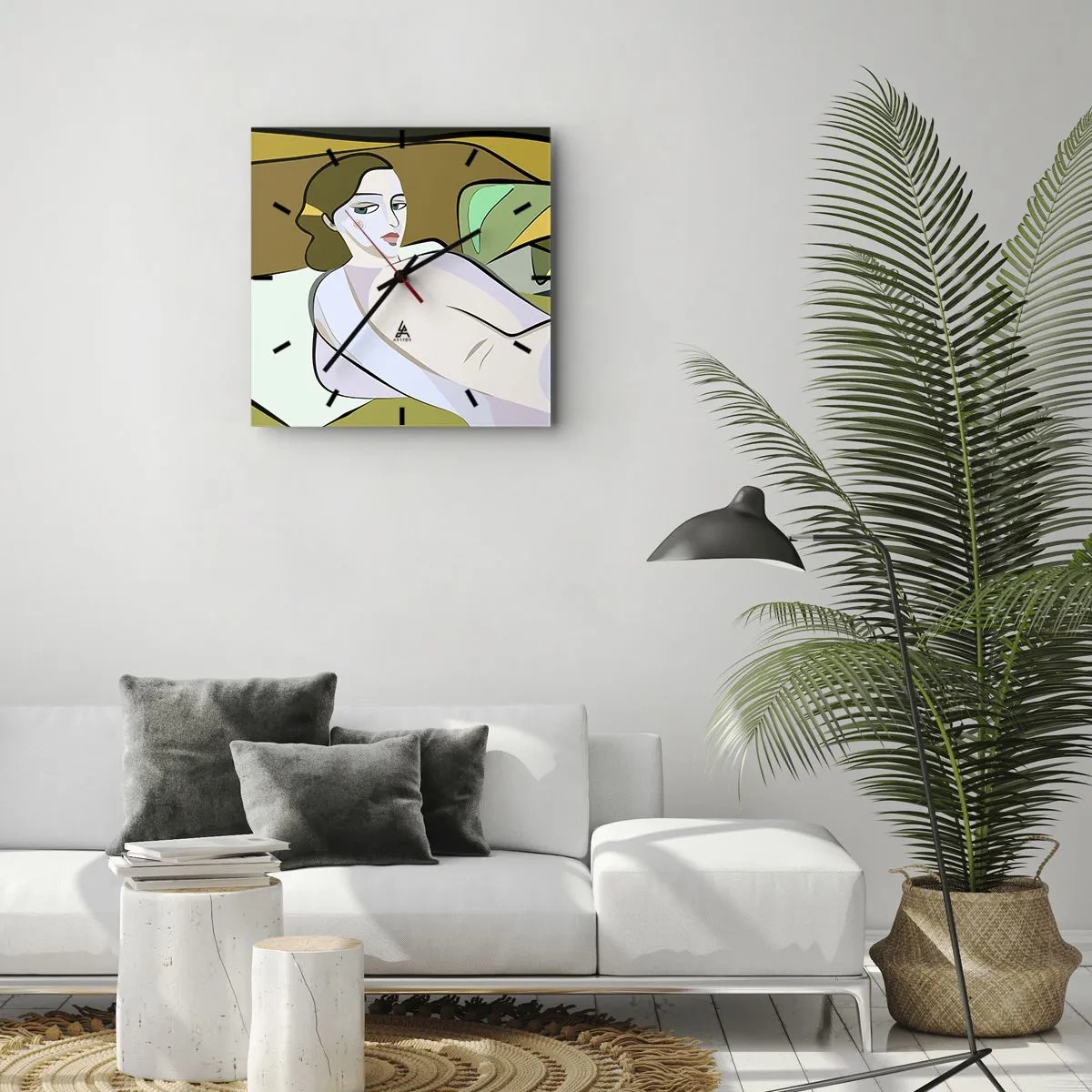 Wandklok - Klok - Intiem portret - 30x30 cm