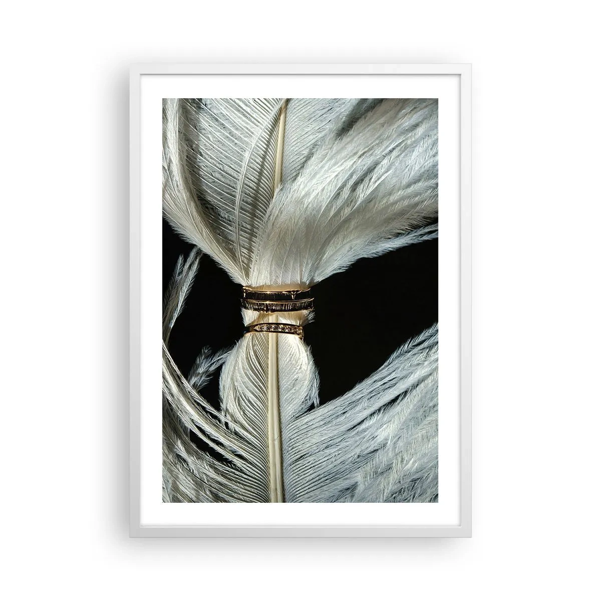 Poster in een witte lijst - ... en ik zal je niet verlaten ... - 50x70 cm