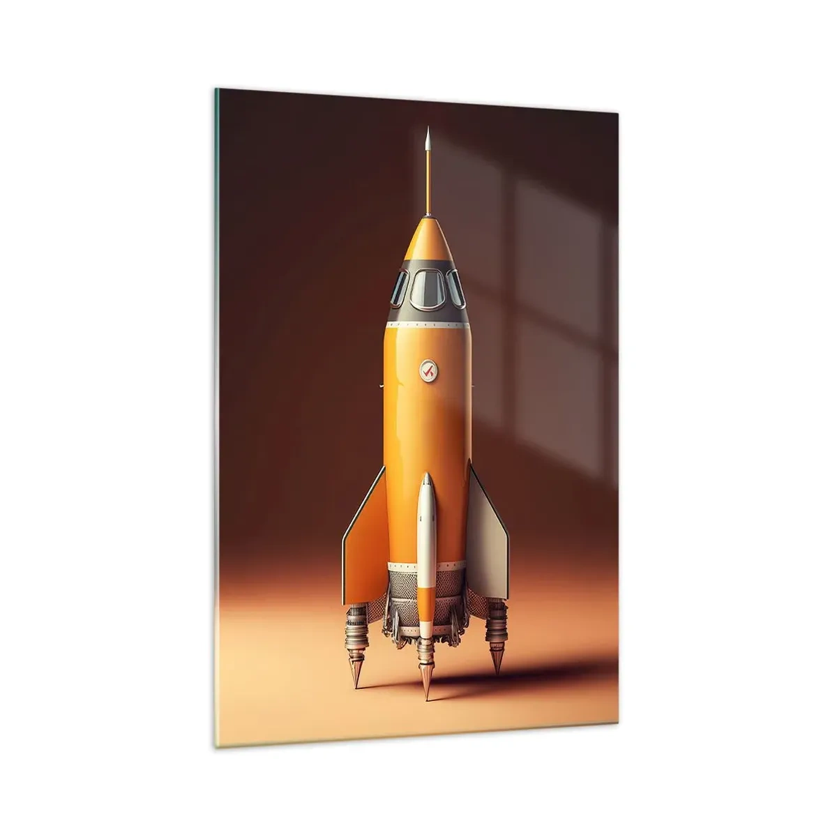 Schilderen op glas - Het begint met een droom - 70x100 cm