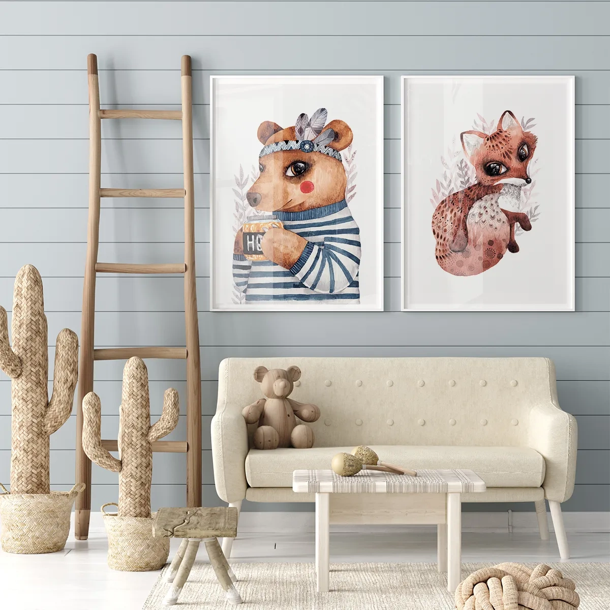 Funny animals - Inspiratie voor een kinderkamer