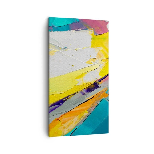 Schilderen op canvas - De anatomie van licht - 45x80 cm