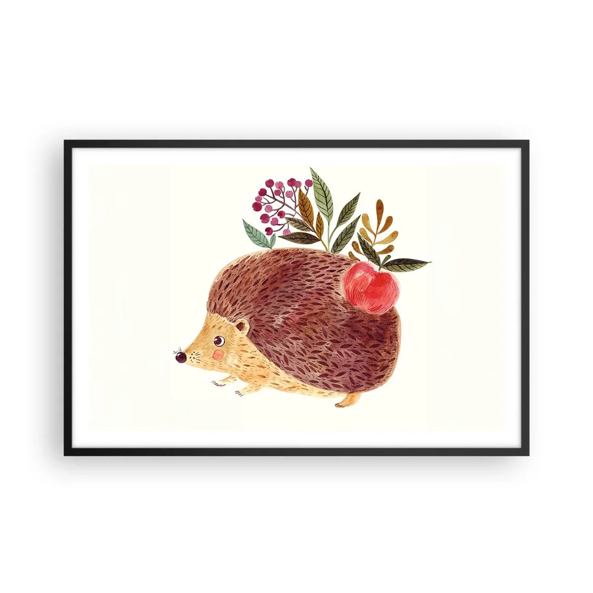 Poster in een zwarte lijst - En je vindt mij al leuk - 91x61 cm