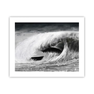 Poster - De woede van de oceaan - 50x40 cm