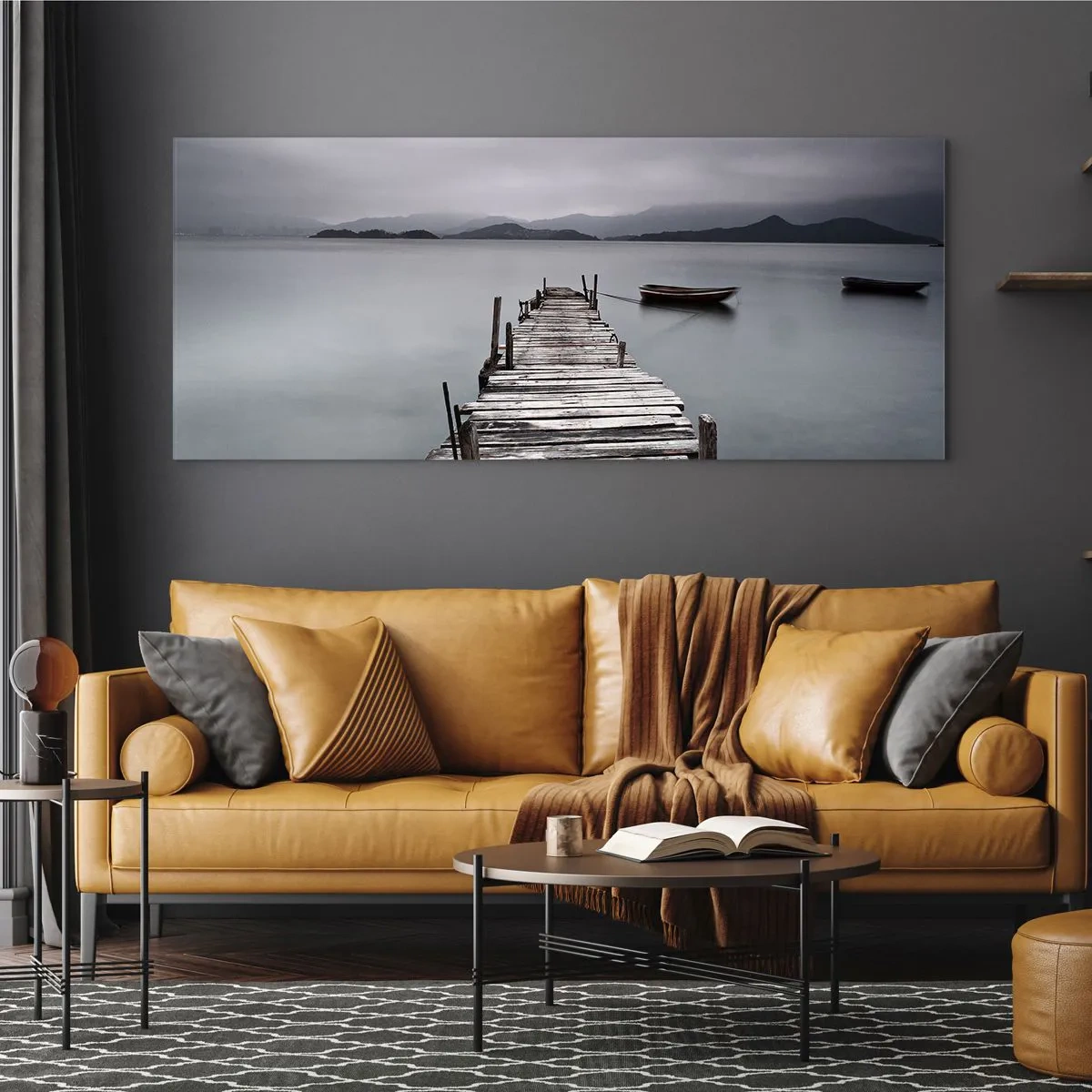 Schilderen op glas - Je kunt morgen gaan - 120x50 cm
