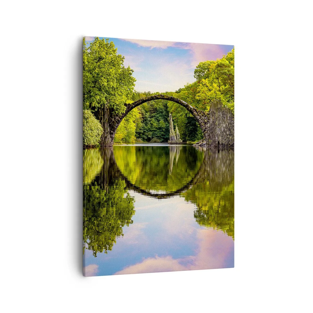Schilderen op canvas - Op de kruising van twee werelden - 50x70 cm