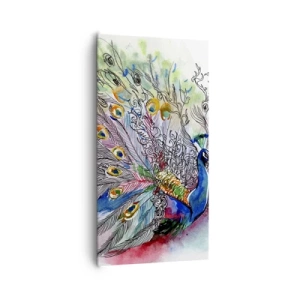 Schilderen op canvas - Met trots tegen grijs - 65x120 cm