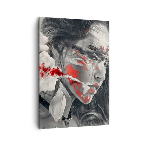 Schilderen op canvas - In de dampen van absurditeit - 50x70 cm