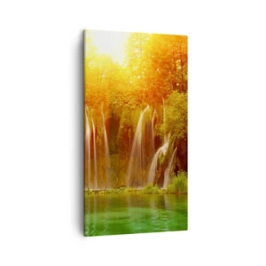 Schilderen op canvas - In de zon en in de schaduw - 45x80 cm