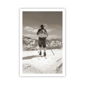 Poster - En de bergen blijven onveranderd - 61x91 cm