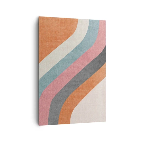 Schilderen op canvas - Diagonale compositie – beweging - 70x100 cm