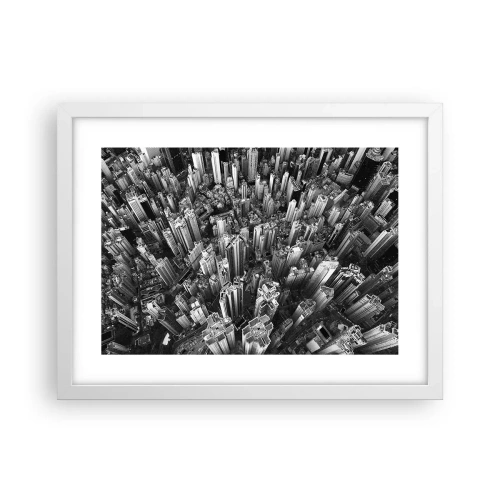 Poster in een witte lijst - Nog steeds hoger en hoger - 40x30 cm