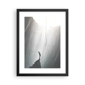 Poster in een zwarte lijst - Er is altijd een uitweg - 30x40 cm