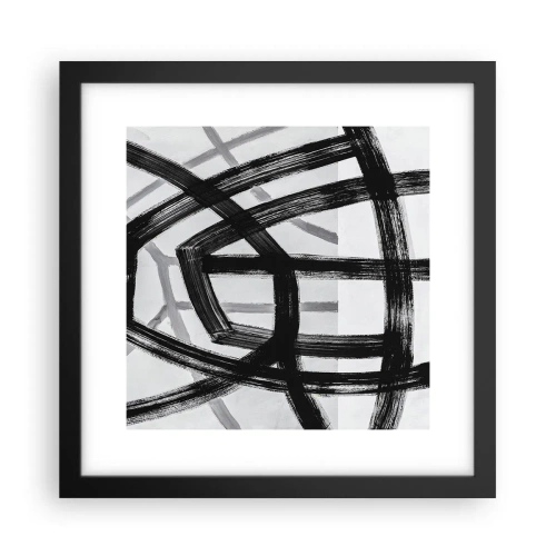 Poster in een zwarte lijst - Diepte opbouwen - 30x30 cm