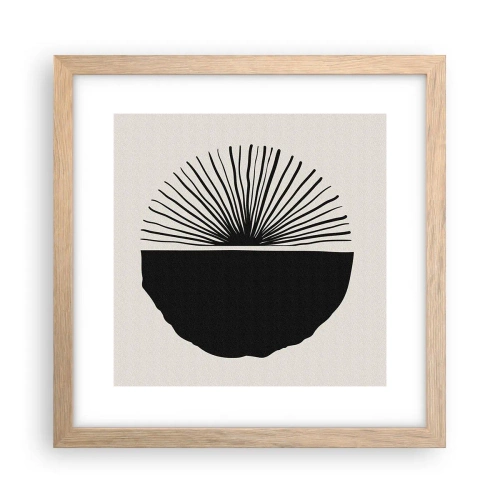 Een poster in een licht eiken lijst - Een scala aan mogelijkheden - 30x30 cm