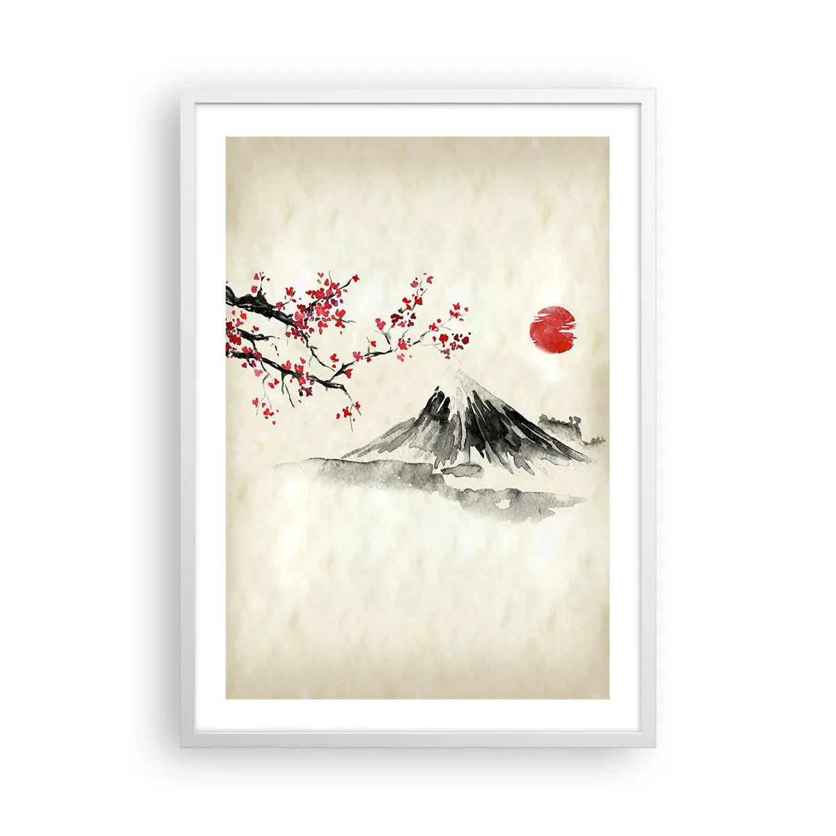 Poster in een witte lijst - Houd van Japan - 50x70 cm