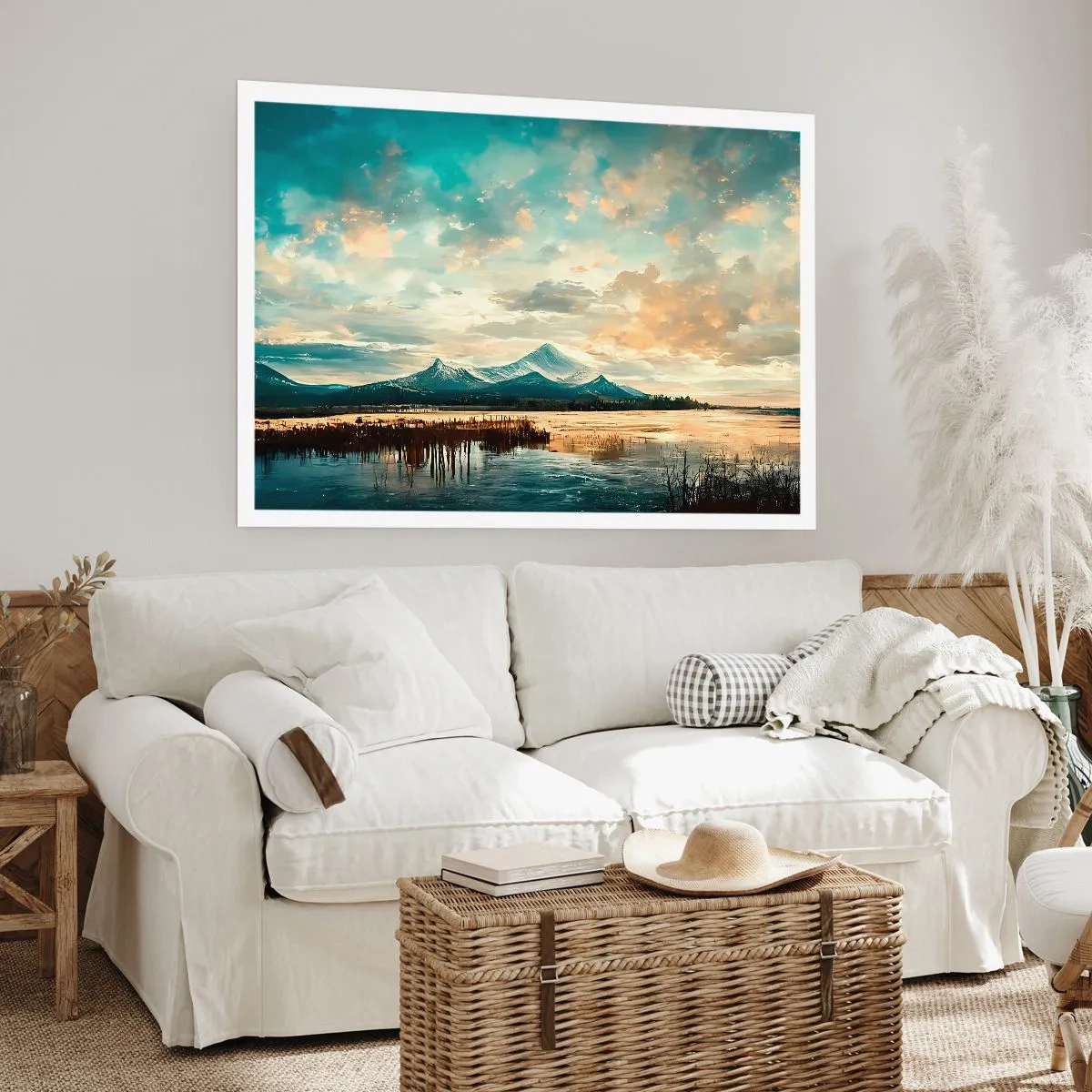 Poster - Onder bescherming van de hemel - 40x30 cm