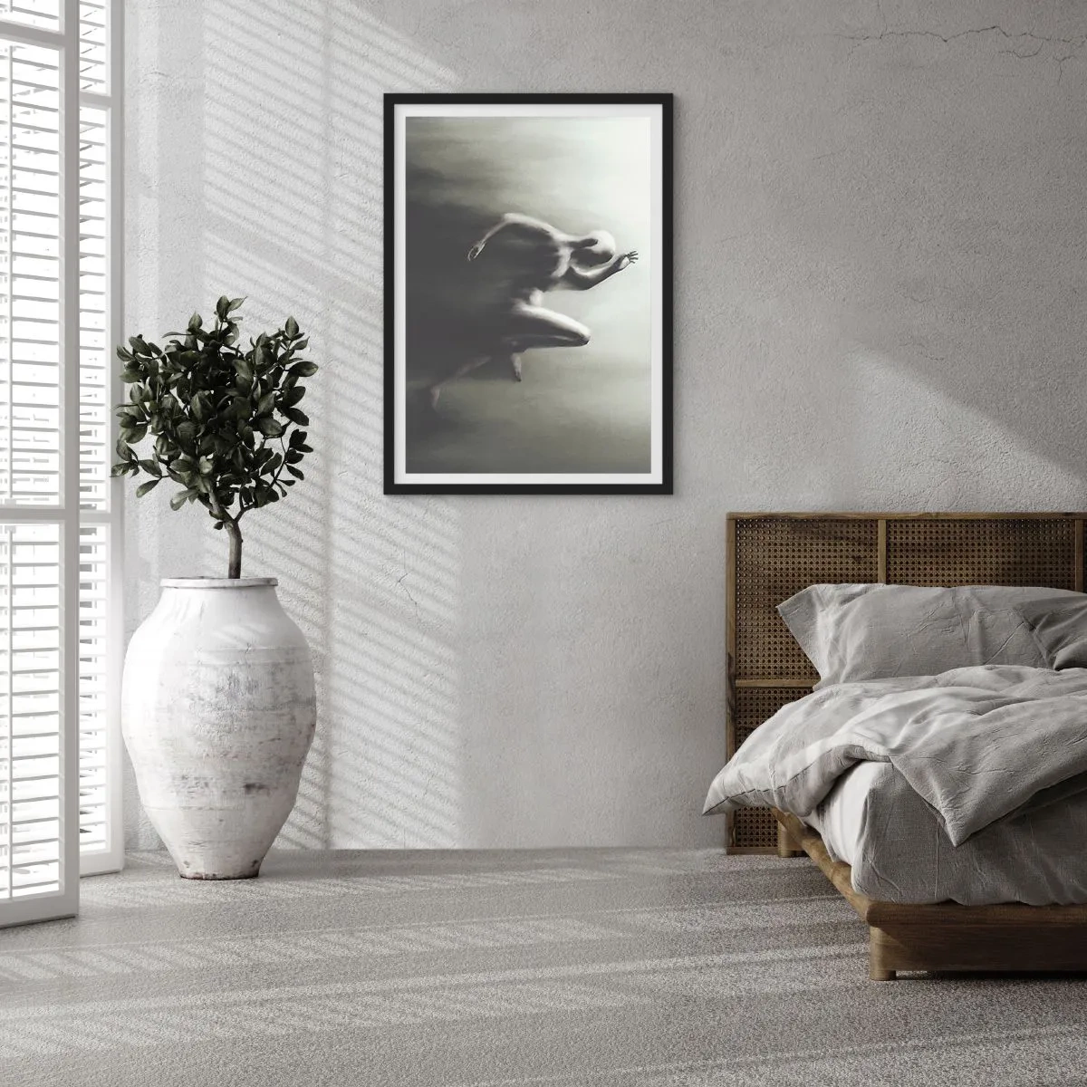Poster in een zwarte lijst - Niet te stopen - 30x40 cm
