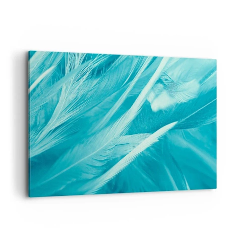 Schilderen op canvas - Verdrinken in pluisjes - 100x70 cm