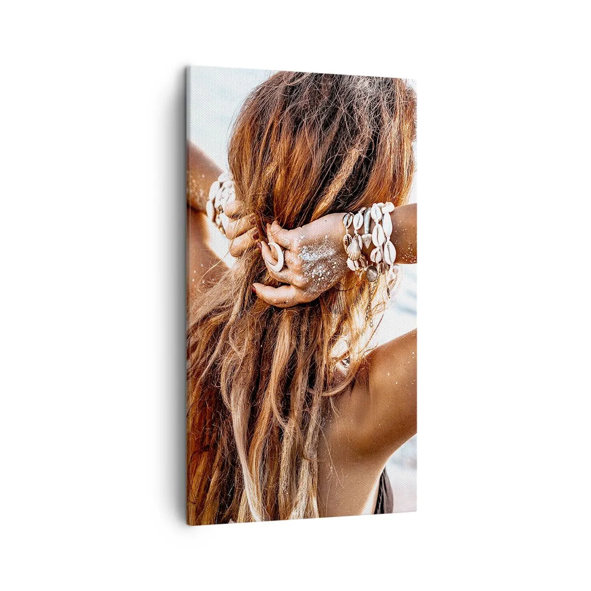 Schilderen op canvas - Een zusje van water en zon - 45x80 cm