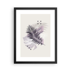 Poster in een zwarte lijst - De schaduw van de schaduw - 30x40 cm