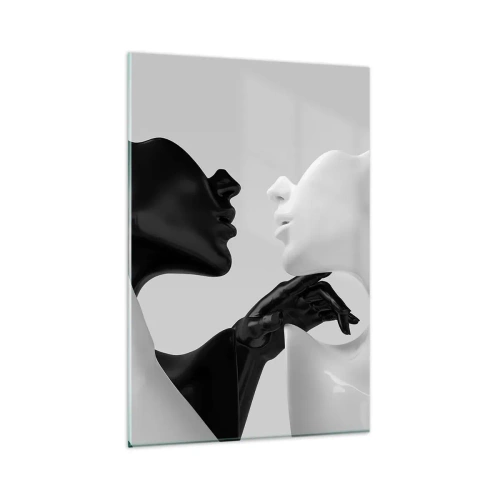 Schilderen op glas - Antrekking - Begeerte - 80x120 cm