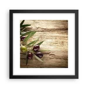 Poster in een zwarte lijst - Rechtstreeks uit de natuur - 30x30 cm