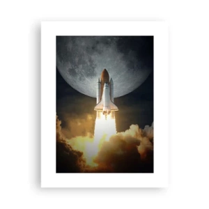 Poster - Het begin van een onaards avontuur - 30x40 cm